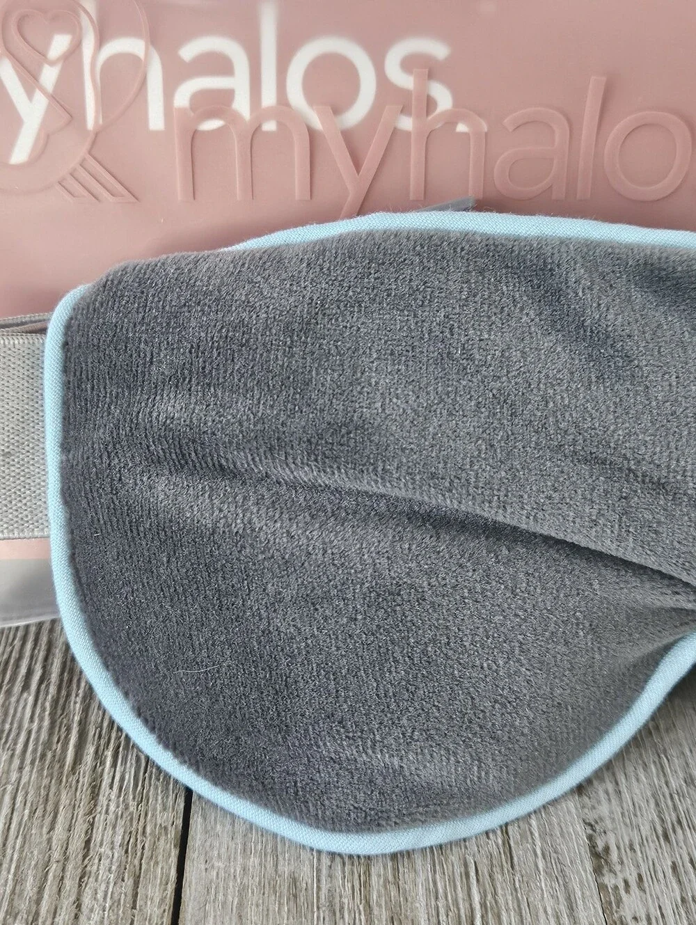 MyHalos Microwave-Activated Heated Eye Mask Reusable Moist Heat Compress Using